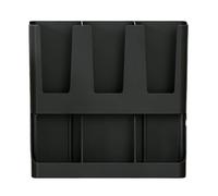 Organiseur de station de café, support de comptoir à 6 compartiments, système de rangement pour capsules de tasses, gain de place, étagère de rangement pour cuisine, garde-manger, condiments et sirop