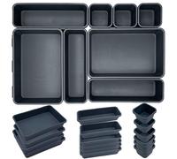 Organiseur de tiroir - Range-couverts - Plastique PVC - 24 compartiments - Universel