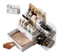 Organiseur de Vanité pour Maquillage Grand présentoir à tiroirs | Rangement cosmétique avec porte-pinceaux Pour Cuisine, Chambre, Salle de Bain, Plan de Travail, Buffet, Maison