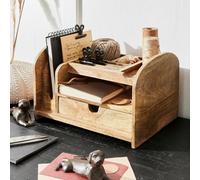 Organiseur Elwood marron vieilli H/L/P env. 22/35/25 cm