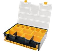 Organiseur en plastique 44,3 x 31,7 x 10,7 cm avec boîtes assorties, couvercle transparent