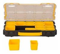 Stanley Boîte à outils étanche FMST1-75779 Profi 2/3 FatMax – Couvercle transparent IP53 noir/jaune