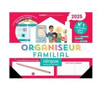 Organiseur familial Mémoniak 2025, calendrier organisation familial mensuel (sept. 2024- déc. 2025)