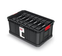Kistenberg Boîte de transport modulaire MODULAR SOLUTION avec 7 organiseurs 520x329x210 mm Noir