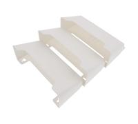 Organiseur Mural de Fichiers Grosse Capacité en Plastique, Beige, 1 Set | Accessoires Inclus, pour Reçus, Rangement Vertical ou Horizontal, Courrier et Documents, Usage Maison Bureau