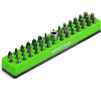 Organiseur pour jeu de vis Magne - Armoire murale à outils - 43 trous de fixation - 6,35 mm - Vert