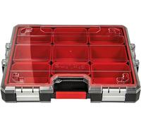 organiseur - profondeur 60 mm - empilable - avec 9 godets amovibles - bizline 790531
