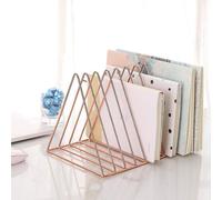 Organiseur Robuste En Fil De Fer Pour Magazines, Livres Et Dossiers ¿ 25,9 Cm (L) X 18,3 Cm (L) X 17,5 Cm (H) ¿ Disponible En Noir, Blanc, Or Et Or Rose