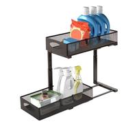 Organiseur sous armoire - Étagère de rangement de salle de bain, organiseurs de placard à étages | Organisateurs d'évier, organisation de la maison, étagères de cuisine pour salles de bains, placard