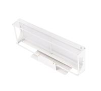 Organiseur sous évier, organiseur d'armoire coulissant sous évier de salle de bain, organisateur d'armoire de cuisine coulissant, étagères de rangement en métal pour évier, blanc