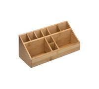 - Organiseur Tiroir 10 Compartiments "Wood" 23cm Naturel