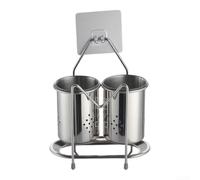 Organiseur Ustensiles 304 Mural Double Tube Organiseur Ustensiles