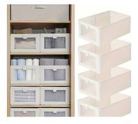 Organiseurs de placard en lin pour étagères, bacs de rangement pliables avec fenêtre lavable en tissu blanc, grande taille sous le lit, chambre d'enfant, organisation de jouets, dortoir, maison et