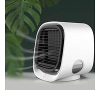 Oribreeze Climatiseur, refroidisseur d'air Oribreeze, climatiseurs portables Ori Breeze avec veilleuse, refroidisseur d'air personnel anti-fuite à 3 vitesses for voiture, camping, bureau(White)