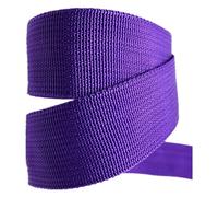 ORICALCHASM Ruban en sangle, Polypropylène 25 mm for la fabrication de sacs, le bricolage, les colliers for animaux, le cerclage de bagages et l'escalade en plein air(Purple,25MM x 10 Yards)