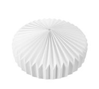 Origami Abat-jour Blanc Pliable Géométrique en Papier pour Lustre | Installation Simple, Léger et Portable, Style Moderne, Salon ou Fête, Structure Métal et Papier