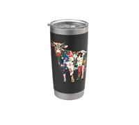 Origami japonais Kobe Rind T pour les fans du Japon Vache Gobelet isotherme en acier inoxydable double paroi