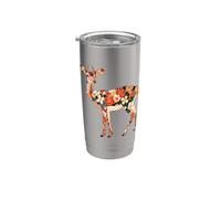Origami japonais Nara Deer T pour les fans du Japon Nara Gobelet isotherme en acier inoxydable double paroi