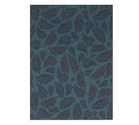 Origin Drap plat en Bambou - 240 x 300 cm - Bleu Paon