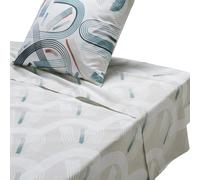 Origin Drap plat en Coton - 240 x 300 cm - Blanc