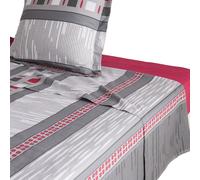 Origin Drap plat en Lyocell - 240 x 300 cm - Gris