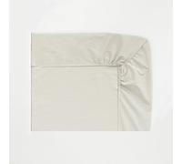 ORIGIN Écorce Drap Housse, Bambou, Crème, 160 x 200 cm
