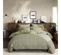 Origin Housse de couette en Lyocell - 140 x 200 cm - Vert kaki