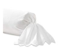 ORIGIN Opéra Taie de traversin, Coton, Blanc, 85 x 185 cm