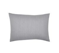 Origin Taie d'oreiller en Bambou - 50 x 70 cm - Gris Ardoise/Gris Plume