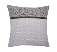 Origin Taie d'oreiller en Bambou - 63 x 63 cm - Blanc et noir