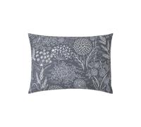 Taie d'oreiller imprimée en Lyocell, Hortense, 50 x 70cm, Origin, Gris Anthracite