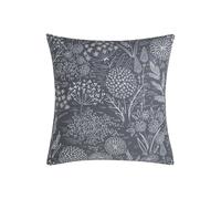 Taie d'oreiller imprimée en Lyocell, Hortense, 63 x 63cm, Origin, Gris Anthracite