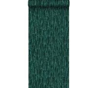 Origin Wallcoverings Papier peint plumes vert émeraude - 347399 - 53 cm x 10,05 m