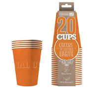 Original Cup - 20 x Gobelets Américains en Carton 53 Cl - Soirée Beer Pong - Orange