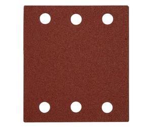Original Einhell Kit de 12 feuilles de papier abrasif 102 x 114 mm (pour ponceuse vibrante, 12 x papier abrasif, 102 x 114 mm, 2 de chaque grain 40, 60, 80, 120, 180, 240, attaches autoagrippantes)