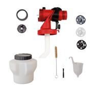Original Einhell Kit de pulvérisation de peinture (accessoire de pulvérisateur de peinture, kit comprenant un réservoir à peinture de 1 200 ml, 3 buses, brosse de nettoyage, tête de pulvérisation)