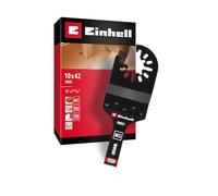 Original Einhell lame de scie plongeante en acier carbone pour le bois (finition PTFE, denture bois, profondeur 42 mm, échelle mm/pouces, changement rapide)