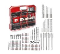 Einhell 108788 95 pièces Assortiment de forets et dembouts métal, Pierre, Béton, bois, Brique 3 mm, 4 mm, 5 mm, 6 mm, 7 mm, 8 mm, 9 mm, 10 mm, 12 mm, 14 mm, 16