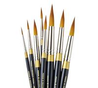Original Gold Wood Handle Brush Set 8/Pkg-