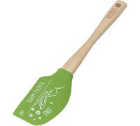 Original Kaiser Grattoir à pâte 100% silicone avec manche en bois résistant à la chaleur Vert