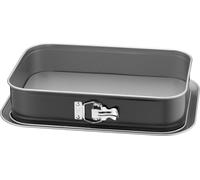 Original Kaiser Inspiration Moule à charnière carré 36 x 24 cm, Moule à pâtisserie rectangulaire à fond plat, Moule à tiramisu antiadhésif, anti-fuite, Moule à gâteau carré
