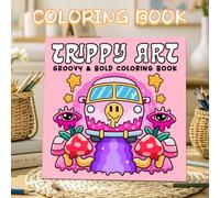 (Original, papier épais amélioré, pages intérieures de 120g, nouvelle version 2025, 7,9*7,9 pouces, 24 pages, impression recto) 1 pièce de livre de coloriage pour adultes thème artistique, motifs magn