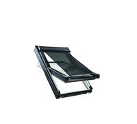 Original Screen Pare-Soleil extérieur Roto Store extérieur Protection Contre Le Soleil et la Chaleur Longueur réglable pour Les Fenêtres de la série Q avec Taille 114/xxx Largeur 114 cm
