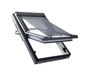 Original Screen Pare-Soleil extérieur Roto Store extérieur Protection Contre Le Soleil et la Chaleur Longueur réglable pour Les Fenêtres de la série Q avec Taille 066/xxx Largeur 66 cm