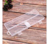 OriGlam Étui de rangement transparent pour couverts - Boîte à couverts portable pour cuillère, fourchette, baguettes, pour voyage, camping, pique-nique (B)