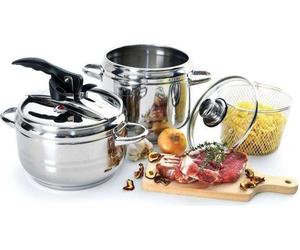 ORION Autocuiseur 2x Casserole SET PROFI DUO 3,5+5l