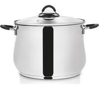 Orion Casserole en acier Casserole avec couvercle DALIE 26 cm 10,6l pour gazinière à induction