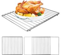 Orion Grille de four Grille de cuisson Dessous de plat chaud Grille de refroidissement en acier chromé polyvalent robuste longueur réglable
