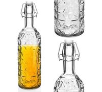 orion group Bouteille en verre avec bouchon à étrier en verre 750 ml