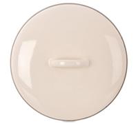 orion group Couvercle en émail | 22 cm Crème Couvercle de casserole en acier émaillé avec poignée Convient pour casseroles, poêles et casseroles